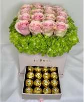 Pink Candy Box Floral Box