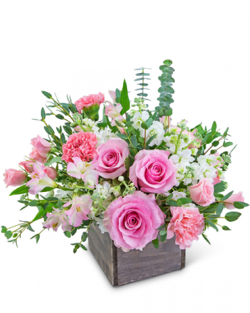 Pink Cashmere Flower Arrangement In Du Bois, Pa - Brady Street Florist