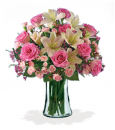 Pink Celebration Vase Arrangement 