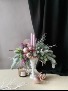 Blush Winter Candle Arrangement 