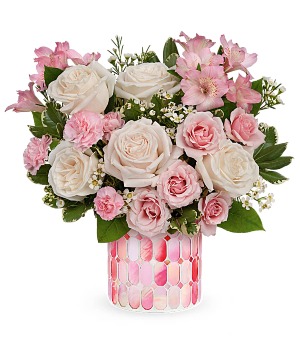 Pink Clouds Keepsake Vase