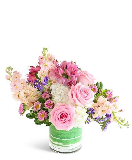 Pink Cloudscape Flower Arrangement