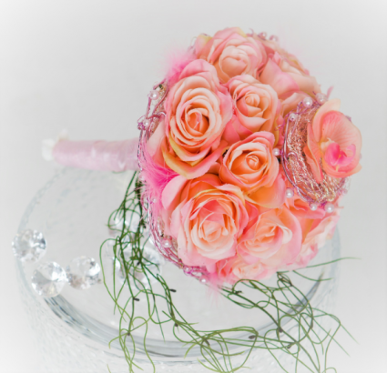 Pink Flamingo Bridal Bouquet