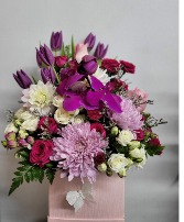 Pink floral box Any occasion 