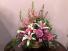 Pink Floral Fantasy Basket