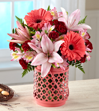 Pink Floral Garden Bouquet