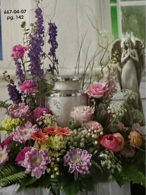 Pink Florals-Urn Urn Arrangement