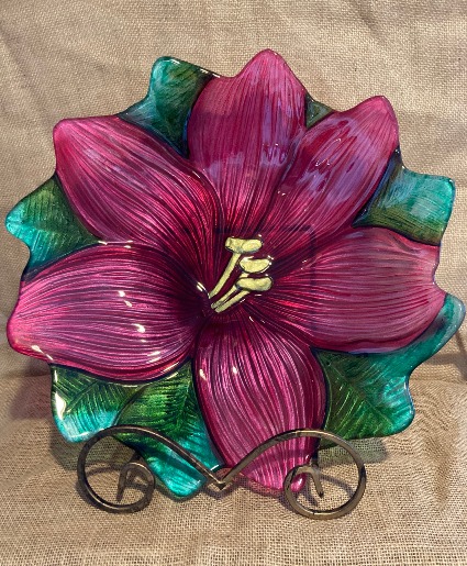 Pink Flower Bird Bath Gift