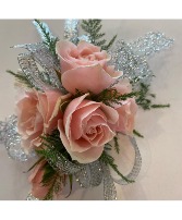 Pink Frost Corsage  Corsage 
