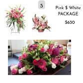 Pink Funeral Funeral Package