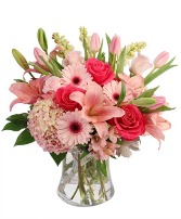 pink garden love  valentines 