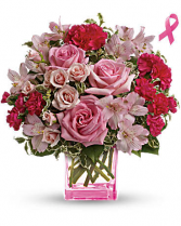 Pink Grace Bouquet Breast Cancer Awareness Arrangement