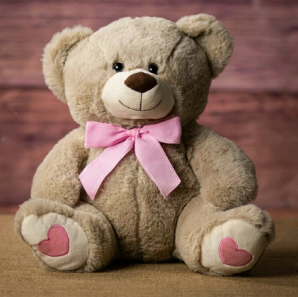 Pink Heart Bear Valentine's Day