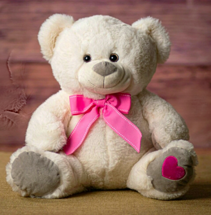 Pink Heart Bear Valentine's Day