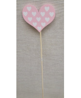 Pink Heart Stick-in Add-on