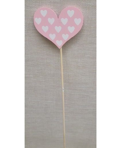 Pink Heart Stick-in Add-on