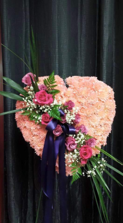 DELICATE PINK SPRAY Funeral Arrangement in Haddon Heights, NJ - Freshest  Flowers