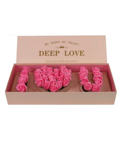 Pink I love you Box 24 roses in a box