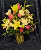 pink is best Vase Arrangement 