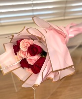 Pink Korean wrap Korean wrap
