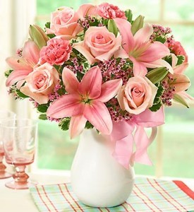 Pink Lemonade Bouquet™ Floral Arrangement in Los Angeles, CA | MY BELLA FLOWER