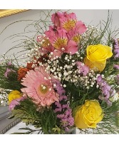 Pink Lemonade  Vase Arrangement  in Florence, Mississippi | Posh Butterfly Floral & Gifts