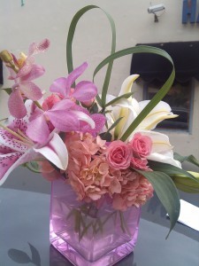 Pink Lily Cube in Hialeah, FL | JACK THE FLORIST