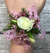 Pink Little Girl's Corsage 