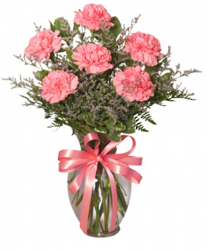 pink luv vase