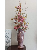 Pink Magnolia Silk Arrangement