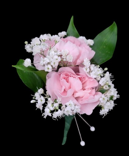 Pink Mini Carnation Boutonniere FHF-PB51 ***Pick up only****