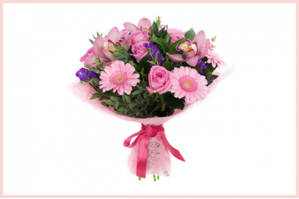 Pink Mood Hand Tied Bouquet