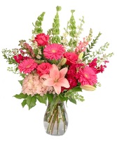 Pink Party Vase Arrangement