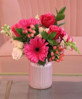 Pink Passion Fruit Vase Arrangement 