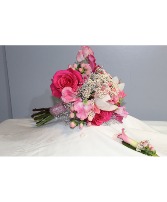 Pink Passion Prom Flowers