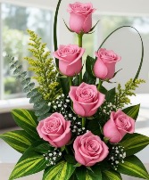 Pink pastel  roses 