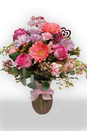 Pink Perfection Vase Arrangement