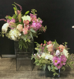 Pink Perfection Vased in Key West, FL | Petals & Vines Pink Perfection Vased in Key West, FL | Petals & Vines