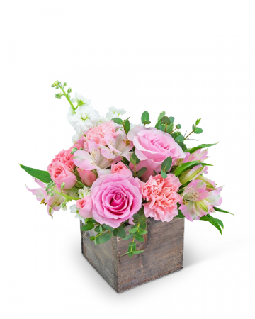 Pink Petal-Pusher Flower Arrangement