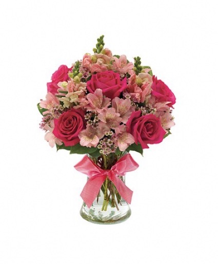 Pink Petals Flower arrangement