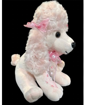 Pink poodle Plush