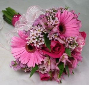 Pink Posy Hand-tied Bouquet