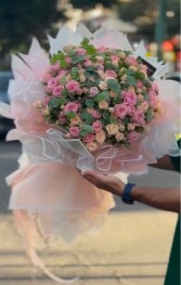 PINK & PRETTY BOUQUET Wrapped 