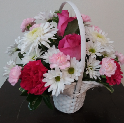 Pink Princess Basket of flowers 