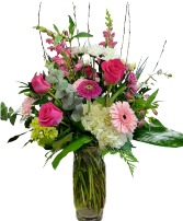 Pink Princess Vase arrangement