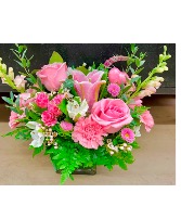 Pink Promise Cube arrangement for me 