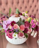 Pink Pumpkin Bouquet