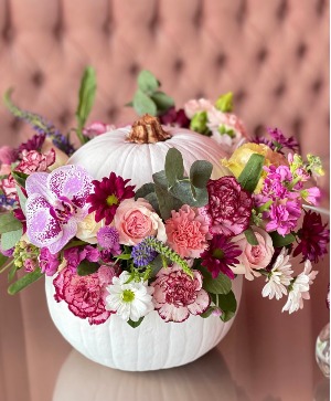 Pink Pumpkin Bouquet