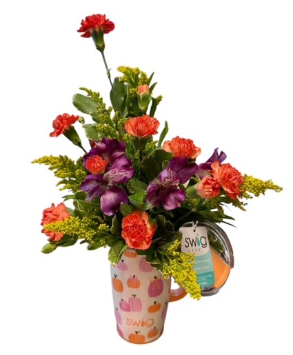 PINK PUMPKIN BOUQUET Double