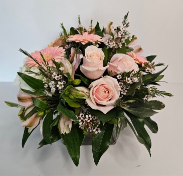 Pink Purity Arrangement in Kamloops, BC | Lily Lane Florals
